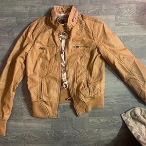 Tan leather Jacket